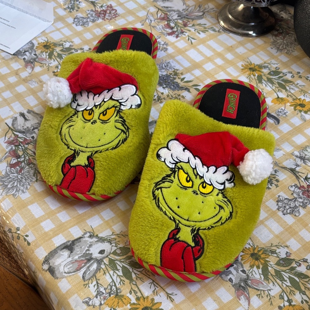 Grinch Green and Red Loafers